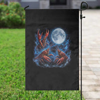 Three Crawfish Moon Garden Flag Lobster Howling To The Moon Vintage Moon Animals
