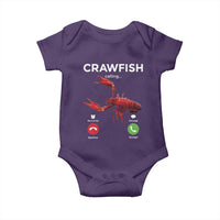 Crawfish Calling Baby Onesie Funny Fishing Cajun Boil Lobster Meme