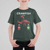 Crawfish Calling T Shirt For Kid Funny Fishing Cajun Boil Lobster Meme