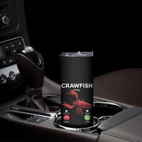 Crawfish Calling Skinny Tumbler Funny Fishing Cajun Boil Lobster Meme