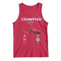 Crawfish Calling Tank Top Funny Fishing Cajun Boil Lobster Meme