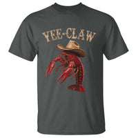 Funny Cowboy Crawfish T Shirt Yee Claw Funny Crawfish Cajun Seafood Festival