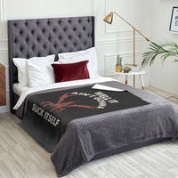 Funny Cajun Crawfish Throw Blanket It Aint Gonna Suck Itself Lobster Crawfish Boil