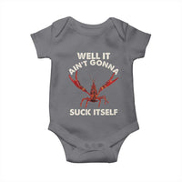 Funny Cajun Crawfish Baby Onesie It Aint Gonna Suck Itself Lobster Crawfish Boil