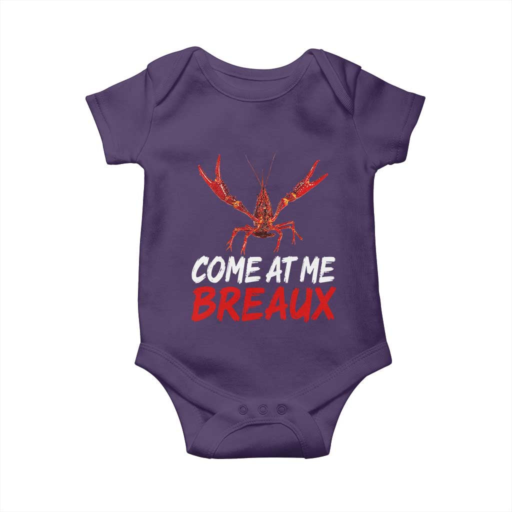 Funny Crawfish Baby Onesie Come At Me Breaux Cajun Seafood Festival