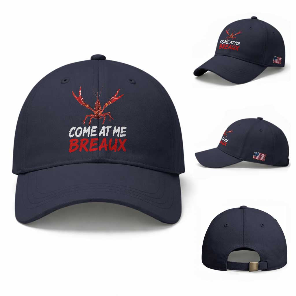 Funny Crawfish Baseball Cap Come At Me Breaux Cajun Seafood Festival