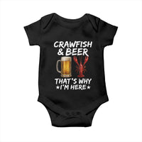 Crawfish Beer Lovers Baby Onesie Funny Crawfish Cajun Seafood Festival Daddy Crawfish