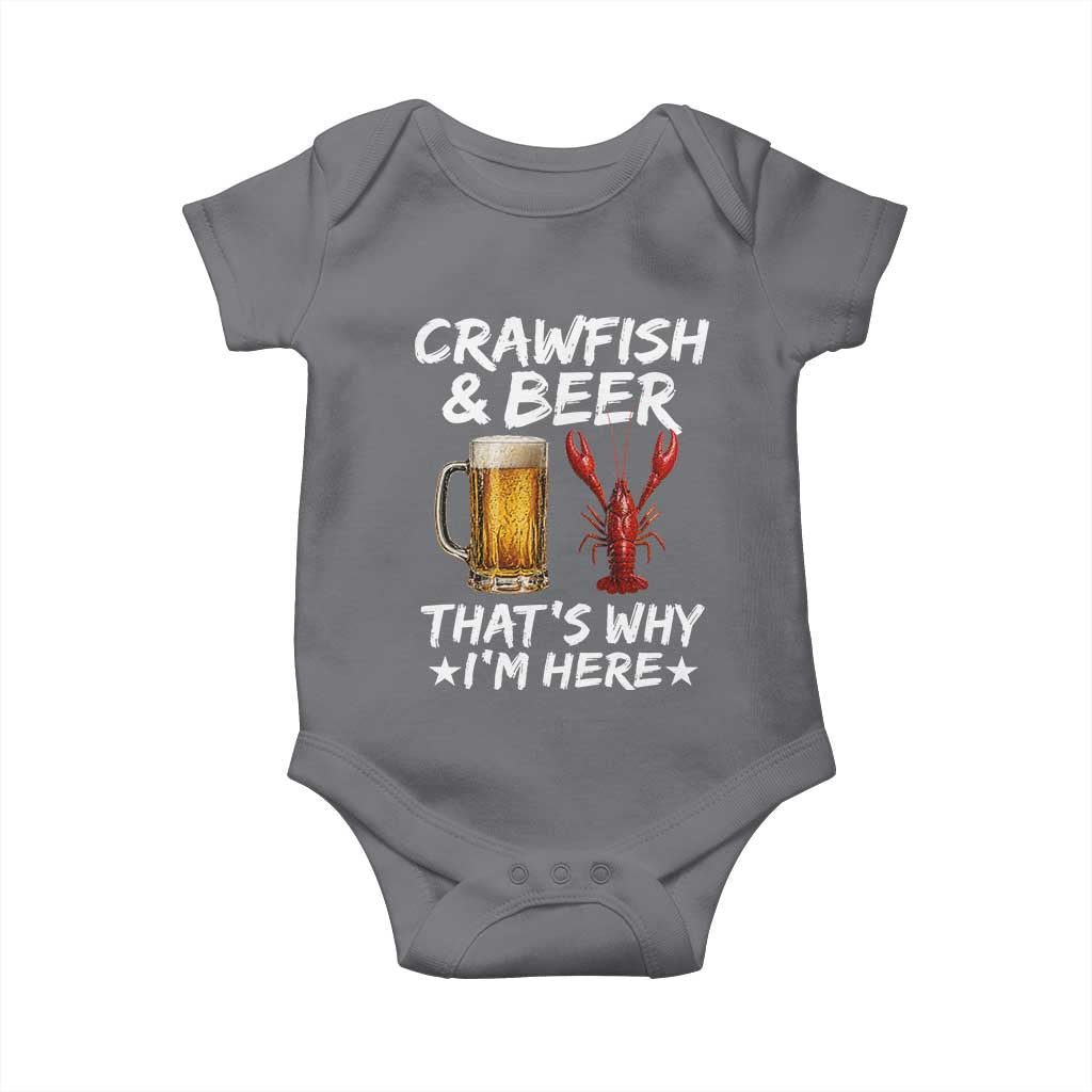 Crawfish Beer Lovers Baby Onesie Funny Crawfish Cajun Seafood Festival Daddy Crawfish