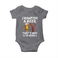 Crawfish Beer Lovers Baby Onesie Funny Crawfish Cajun Seafood Festival Daddy Crawfish