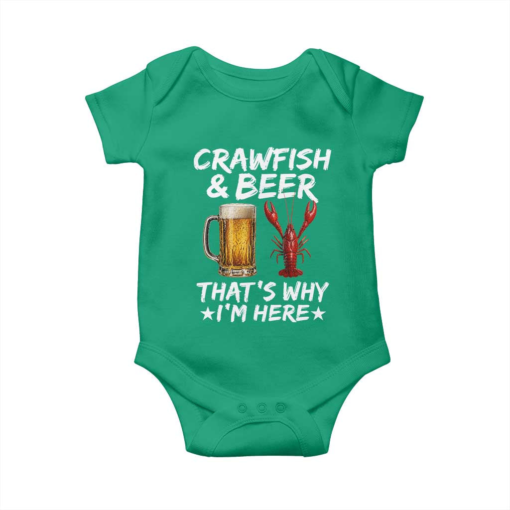 Crawfish Beer Lovers Baby Onesie Funny Crawfish Cajun Seafood Festival Daddy Crawfish