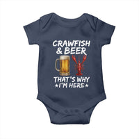 Crawfish Beer Lovers Baby Onesie Funny Crawfish Cajun Seafood Festival Daddy Crawfish
