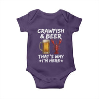 Crawfish Beer Lovers Baby Onesie Funny Crawfish Cajun Seafood Festival Daddy Crawfish