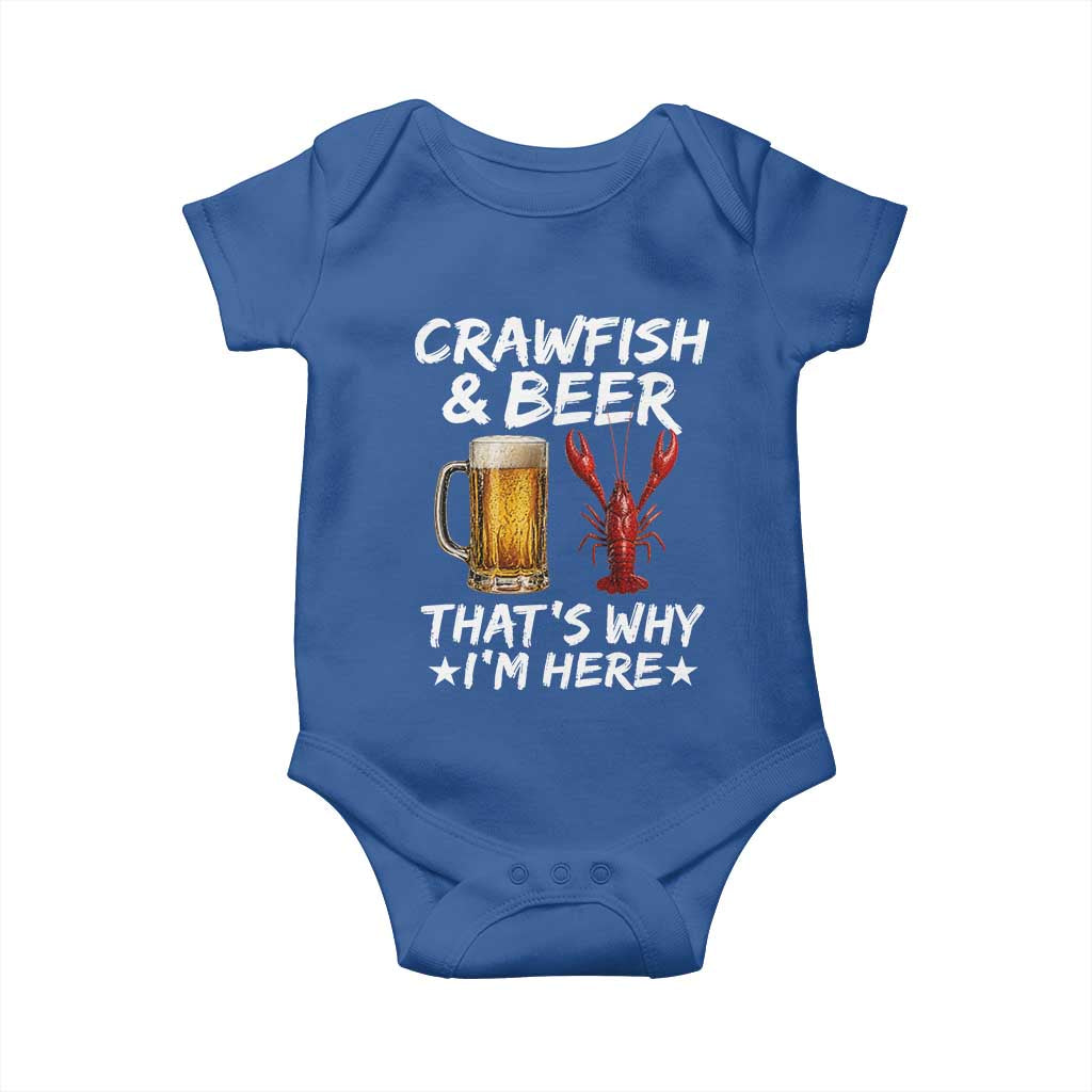 Crawfish Beer Lovers Baby Onesie Funny Crawfish Cajun Seafood Festival Daddy Crawfish