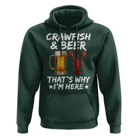Crawfish Beer Lovers Hoodie Funny Crawfish Cajun Seafood Festival Daddy Crawfish