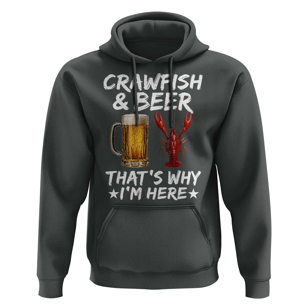 Crawfish Beer Lovers Hoodie Funny Crawfish Cajun Seafood Festival Daddy Crawfish
