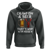 Crawfish Beer Lovers Hoodie Funny Crawfish Cajun Seafood Festival Daddy Crawfish