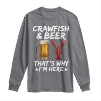 Crawfish Beer Lovers Long Sleeve Shirt Funny Crawfish Cajun Seafood Festival Daddy Crawfish