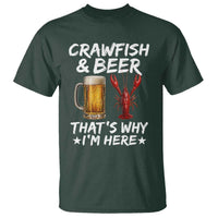 Crawfish Beer Lovers T Shirt Funny Crawfish Cajun Seafood Festival Daddy Crawfish