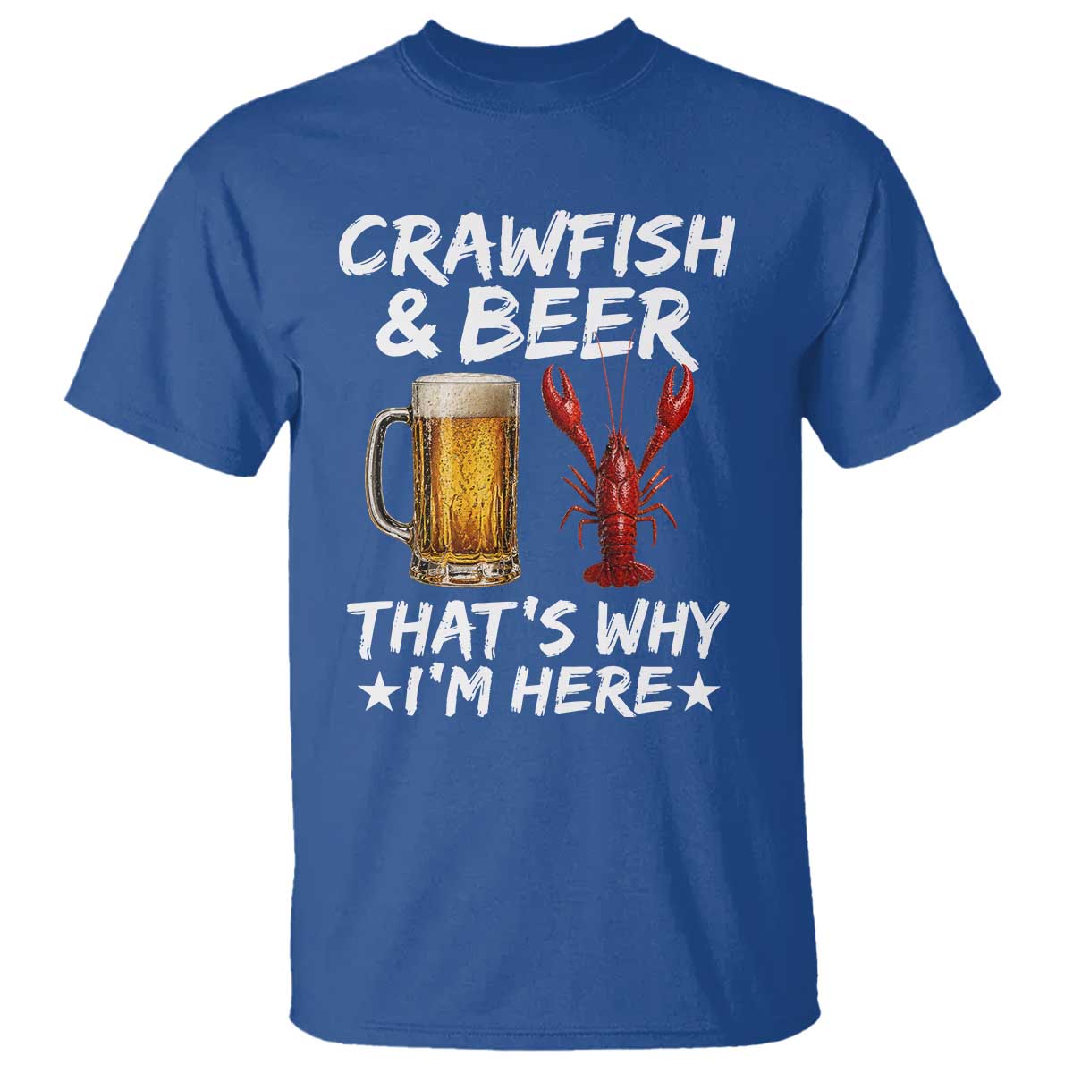 Crawfish Beer Lovers T Shirt Funny Crawfish Cajun Seafood Festival Daddy Crawfish
