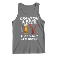 Crawfish Beer Lovers Tank Top Funny Crawfish Cajun Seafood Festival Daddy Crawfish