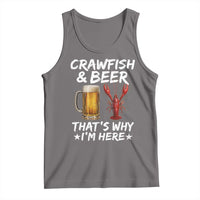 Crawfish Beer Lovers Tank Top Funny Crawfish Cajun Seafood Festival Daddy Crawfish