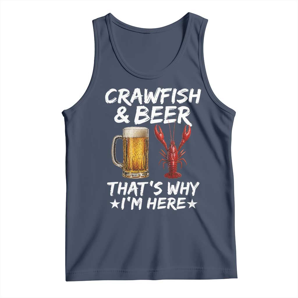 Crawfish Beer Lovers Tank Top Funny Crawfish Cajun Seafood Festival Daddy Crawfish