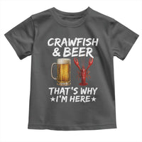 Crawfish Beer Lovers Toddler T Shirt Funny Crawfish Cajun Seafood Festival Daddy Crawfish