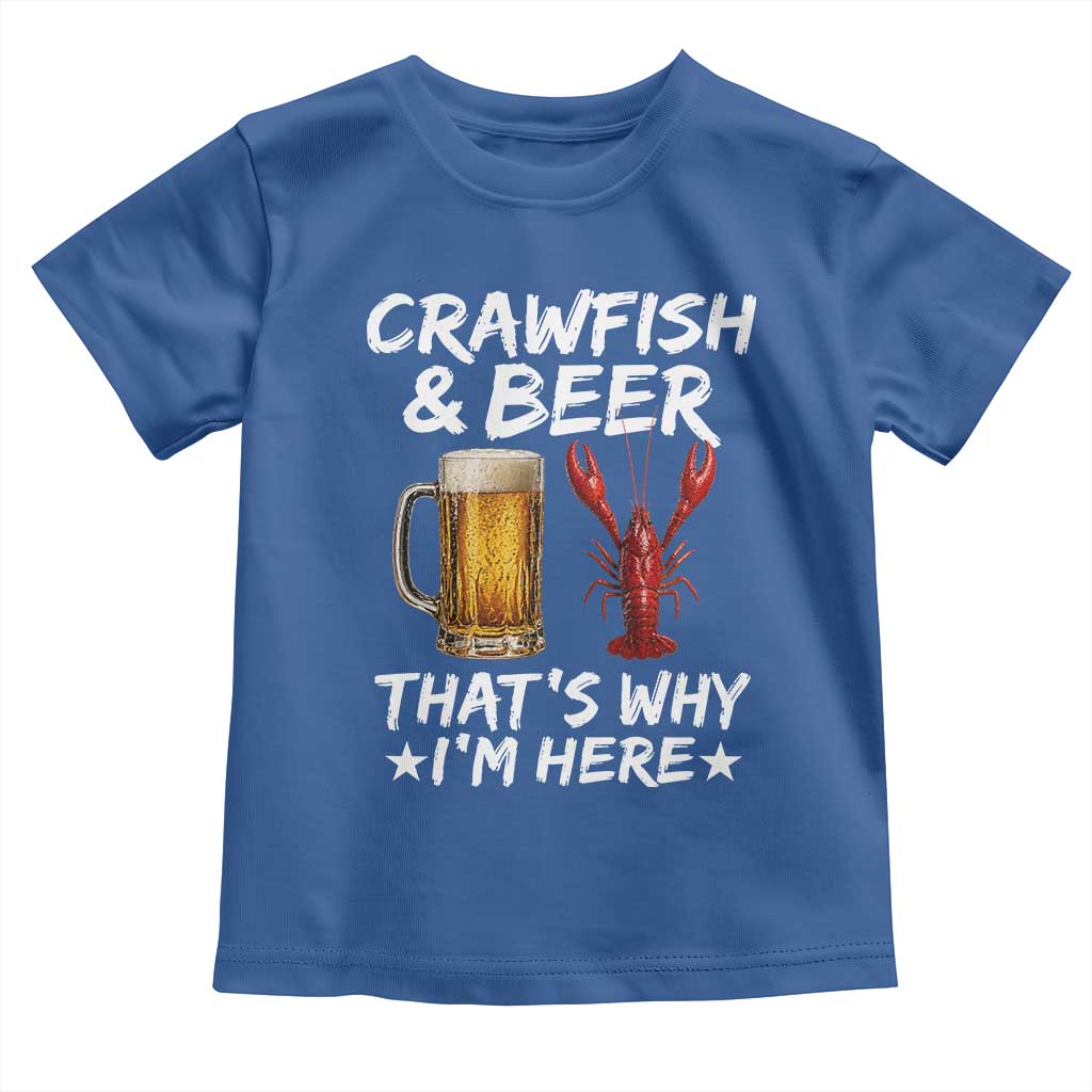 Crawfish Beer Lovers Toddler T Shirt Funny Crawfish Cajun Seafood Festival Daddy Crawfish