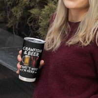 Crawfish Beer Lovers Tumbler Cup Funny Crawfish Cajun Seafood Festival Daddy Crawfish