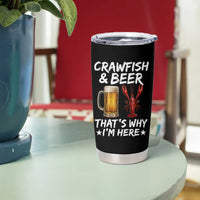 Crawfish Beer Lovers Tumbler Cup Funny Crawfish Cajun Seafood Festival Daddy Crawfish