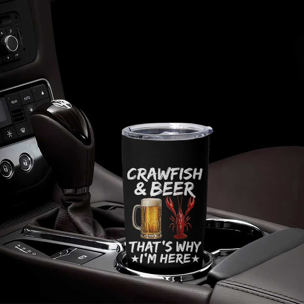 Crawfish Beer Lovers Tumbler Cup Funny Crawfish Cajun Seafood Festival Daddy Crawfish