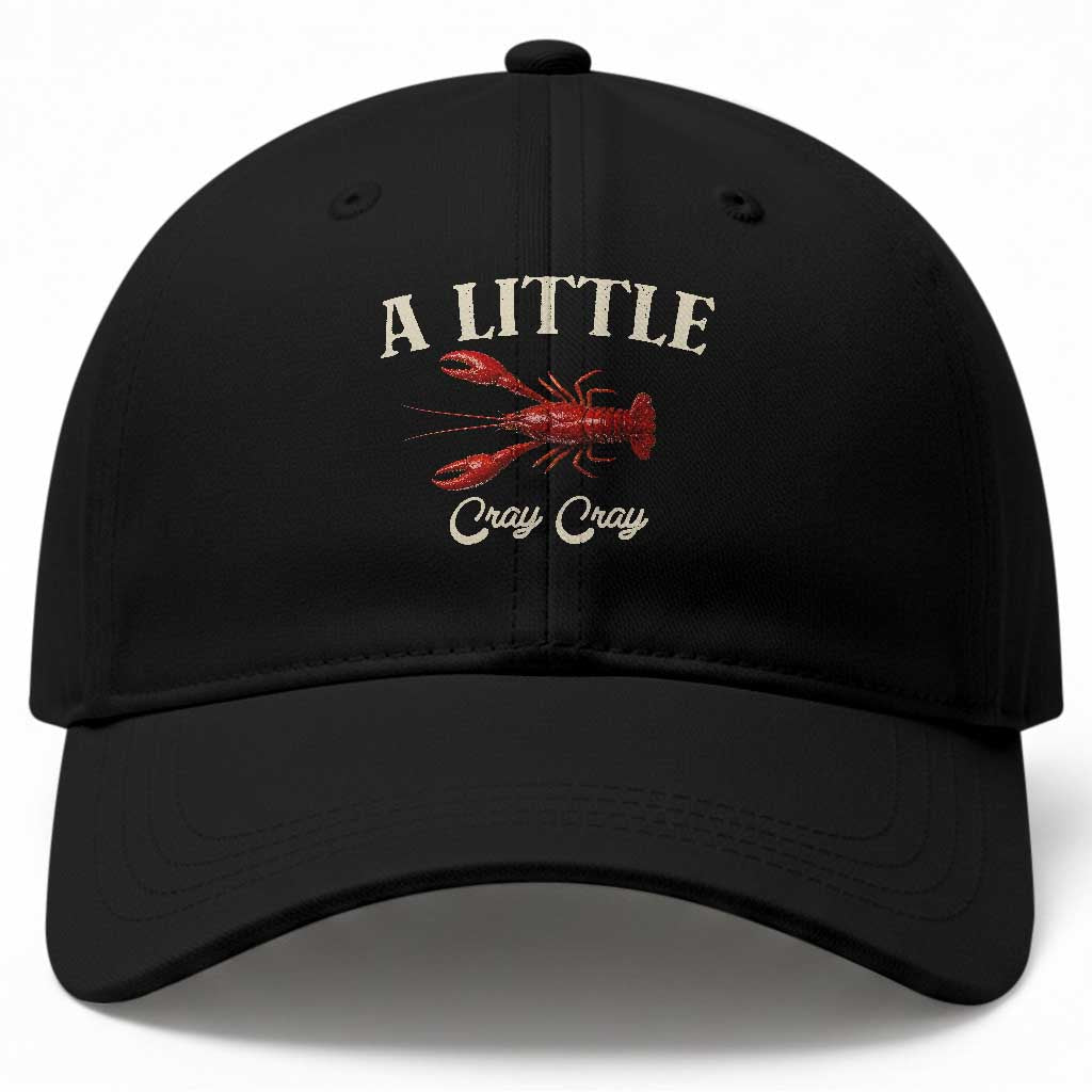 Crawfish Lovers Baseball Cap A Little Cray Crayfish Boils Cajun Seafood Festival