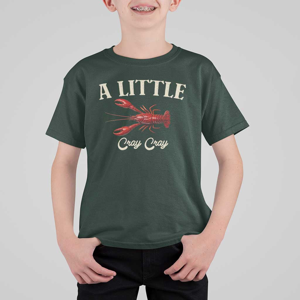 Crawfish Lovers T Shirt For Kid A Little Cray Crayfish Boils Cajun Seafood Festival