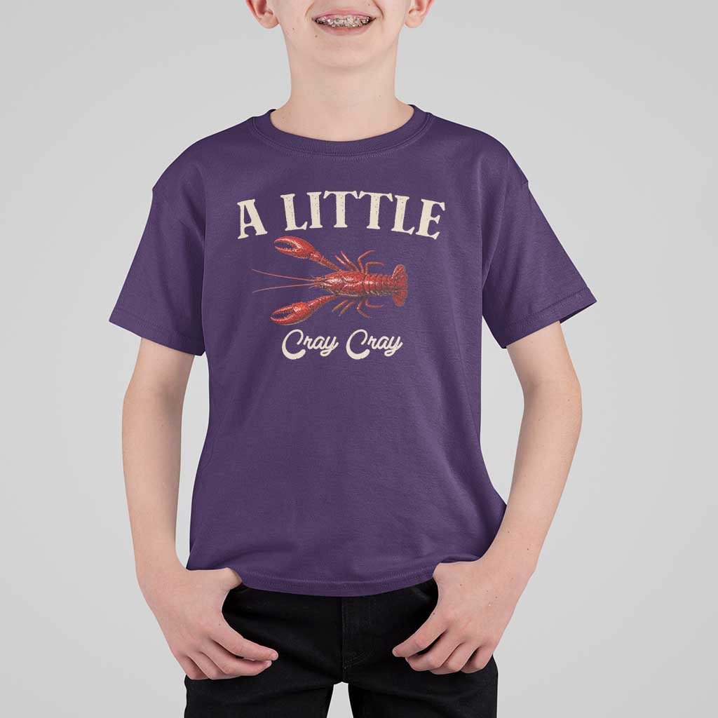 Crawfish Lovers T Shirt For Kid A Little Cray Crayfish Boils Cajun Seafood Festival
