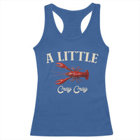 Crawfish Lovers Racerback Tank Top A Little Cray Crayfish Boils Cajun Seafood Festival