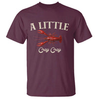 Crawfish Lovers T Shirt A Little Cray Crayfish Boils Cajun Seafood Festival