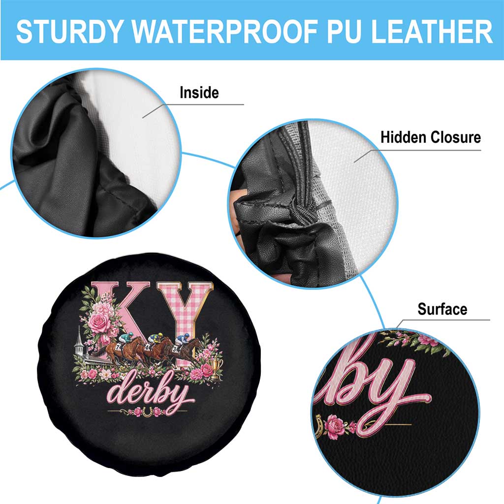 Horse Racing KY Derby Day Vibes Spare Tire Cover This is My Derby Day Dress