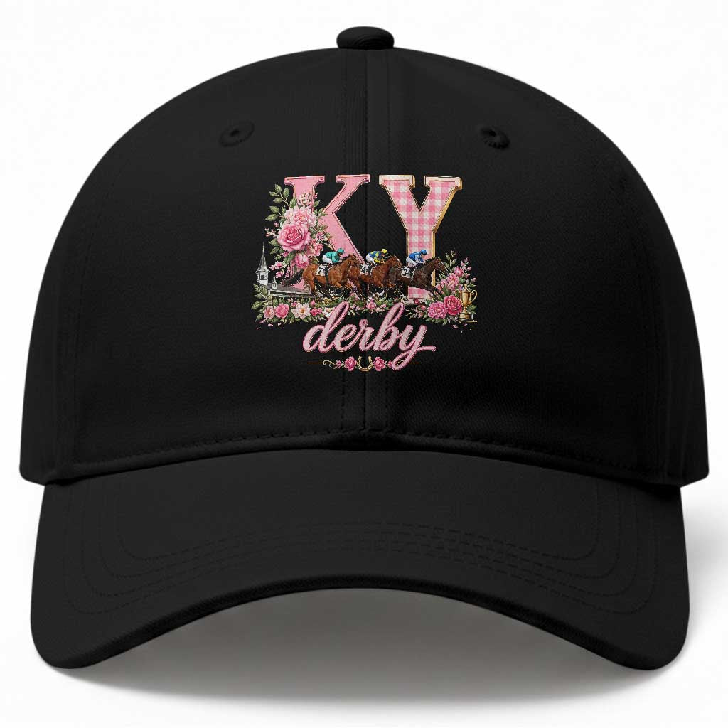 Horse Racing KY Derby Day Vibes Baseball Cap This is My Derby Day Dress