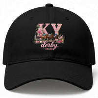 Horse Racing KY Derby Day Vibes Baseball Cap This is My Derby Day Dress