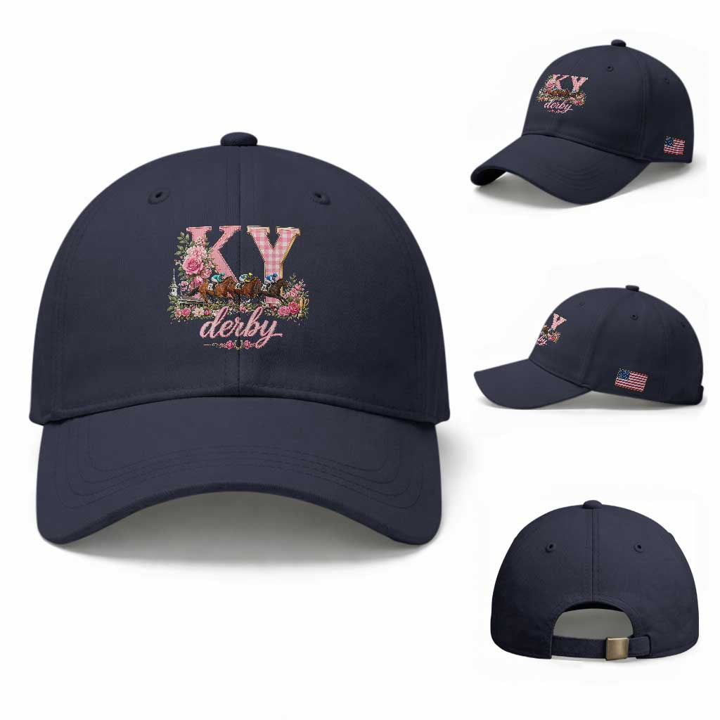 Horse Racing KY Derby Day Vibes Baseball Cap This is My Derby Day Dress