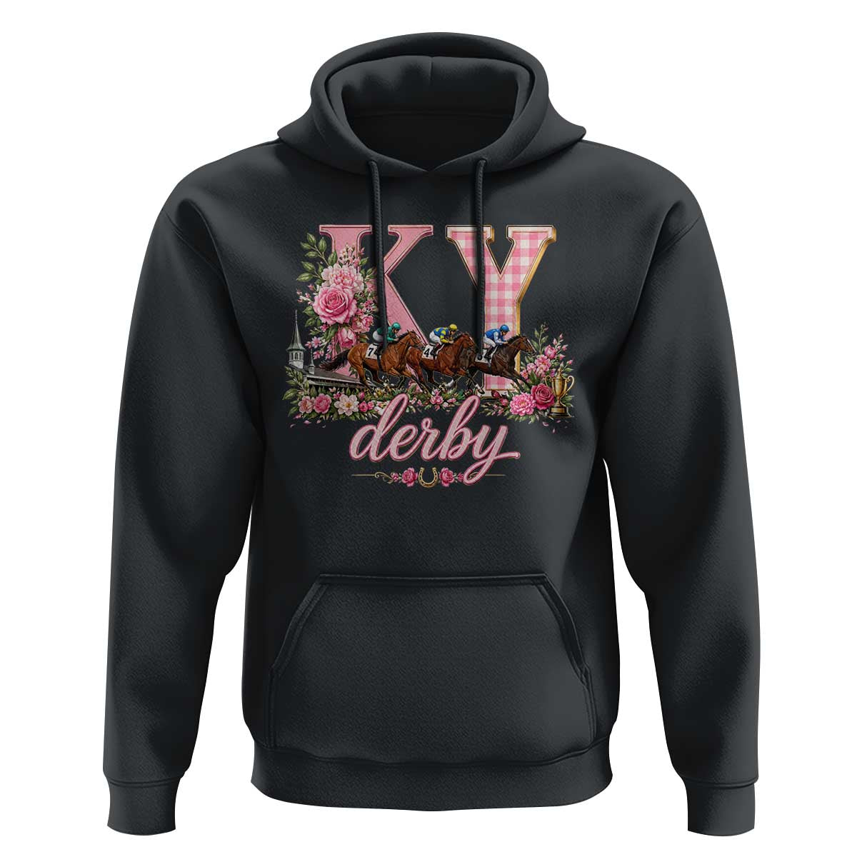 Horse Racing KY Derby Day Vibes Hoodie This is My Derby Day Dress
