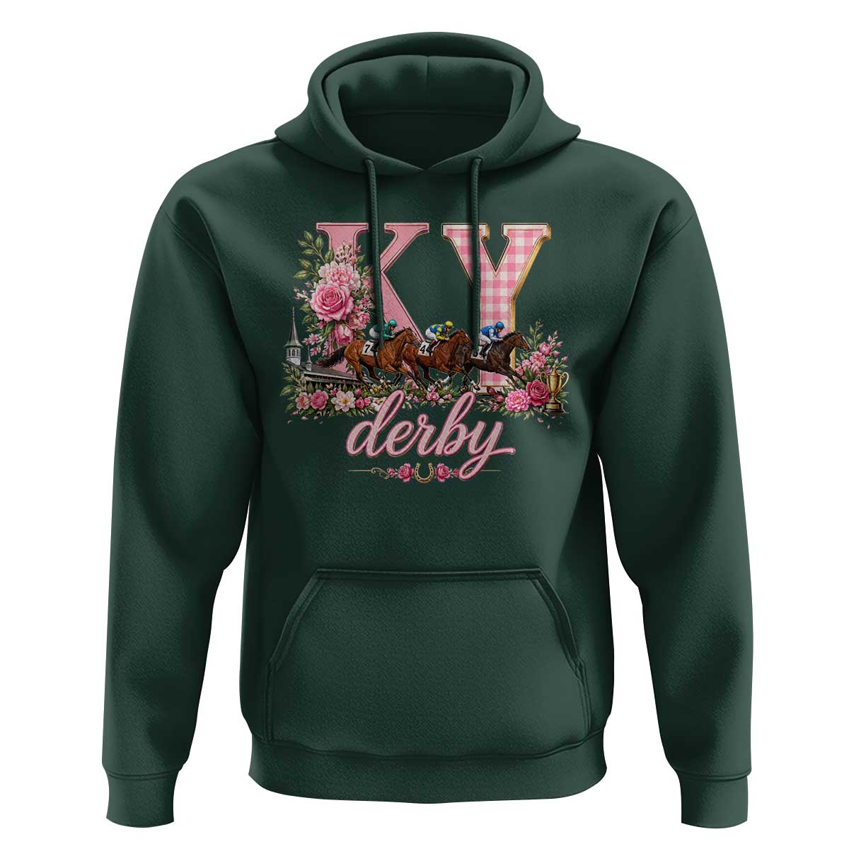 Horse Racing KY Derby Day Vibes Hoodie This is My Derby Day Dress