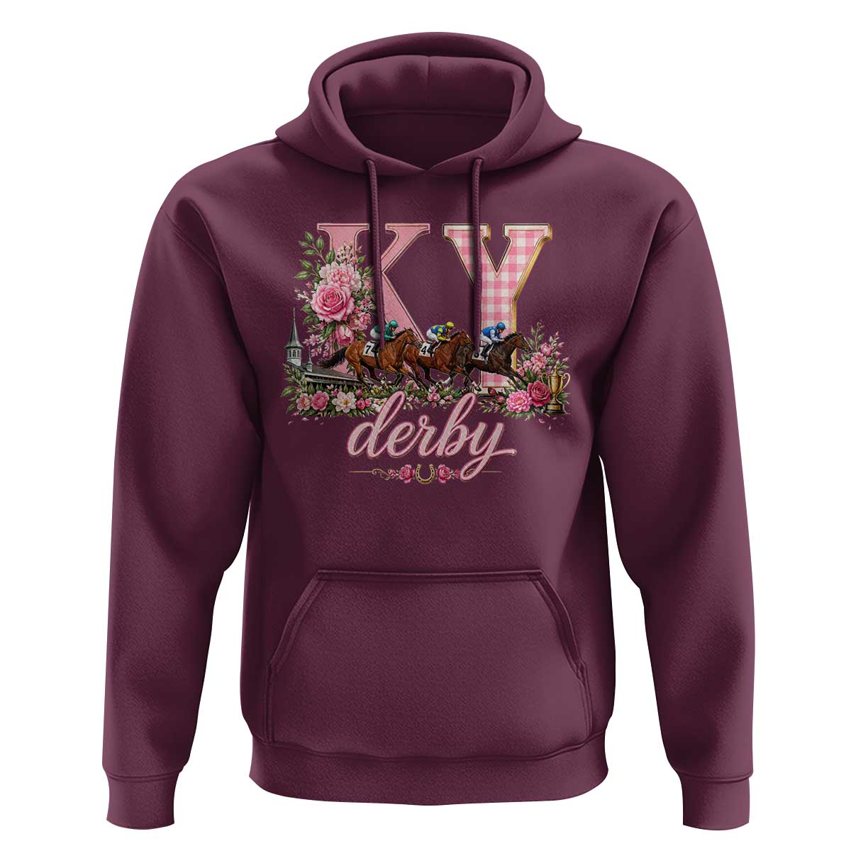 Horse Racing KY Derby Day Vibes Hoodie This is My Derby Day Dress