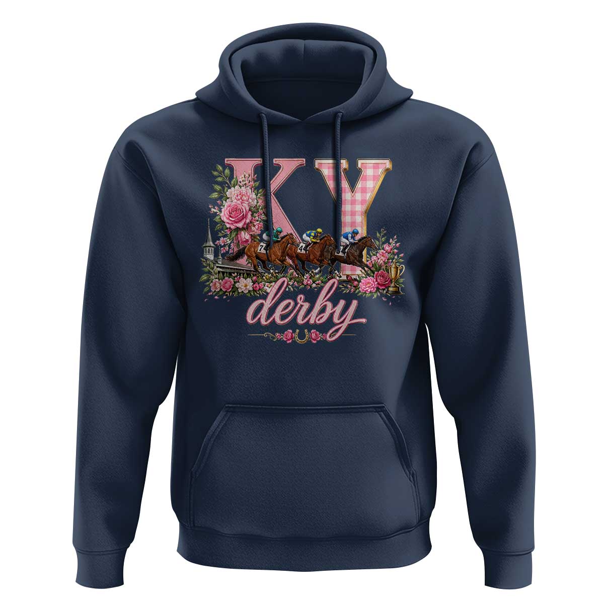 Horse Racing KY Derby Day Vibes Hoodie This is My Derby Day Dress