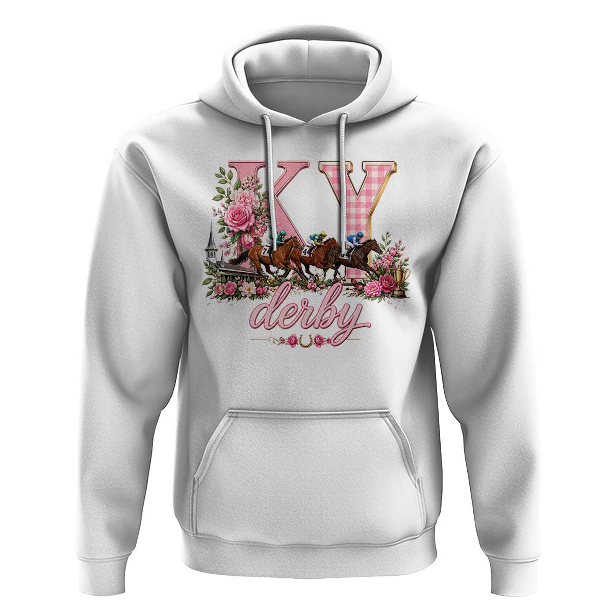 Horse Racing KY Derby Day Vibes Hoodie This is My Derby Day Dress