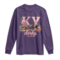 Horse Racing KY Derby Day Vibes Long Sleeve Shirt This is My Derby Day Dress