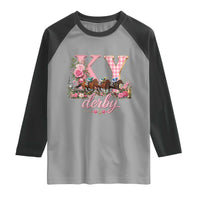 Horse Racing KY Derby Day Vibes Raglan Shirt This is My Derby Day Dress
