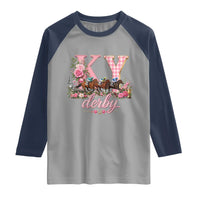 Horse Racing KY Derby Day Vibes Raglan Shirt This is My Derby Day Dress