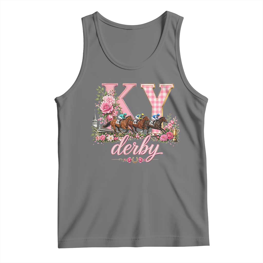 Horse Racing KY Derby Day Vibes Tank Top This is My Derby Day Dress