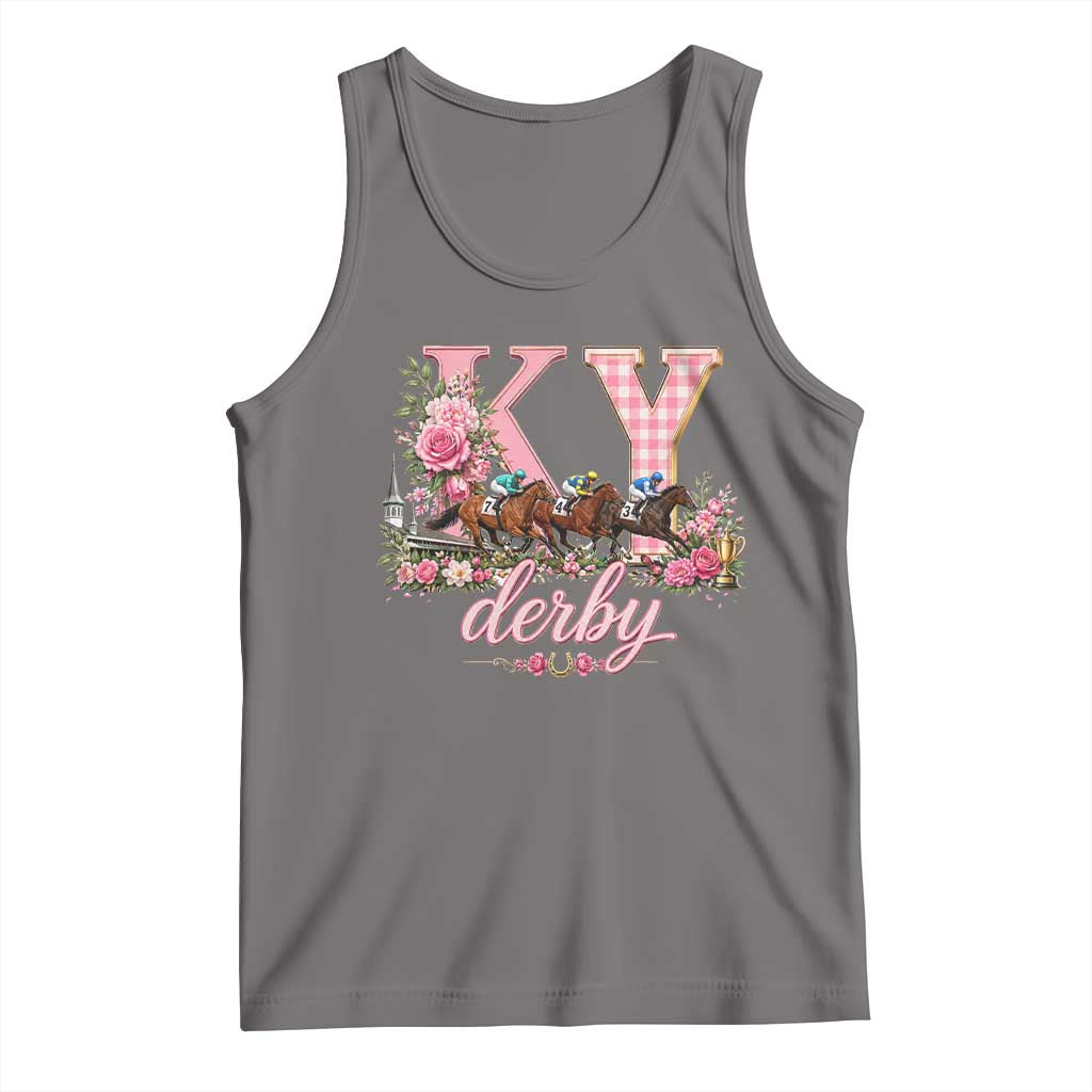 Horse Racing KY Derby Day Vibes Tank Top This is My Derby Day Dress